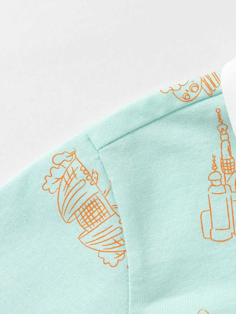 Balabala Baby boy Knit short sleeve suit