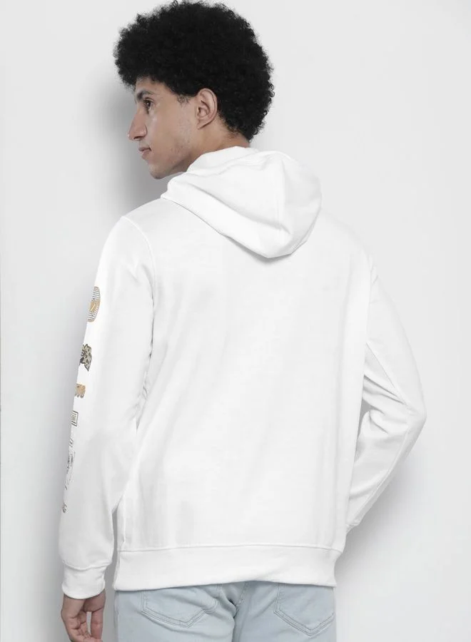 The Indian Garage Co  The Indian Garage Co Men Regular Fit Printed Round Neck Full Sleeves Sweatshirt  | Best Price UAE
