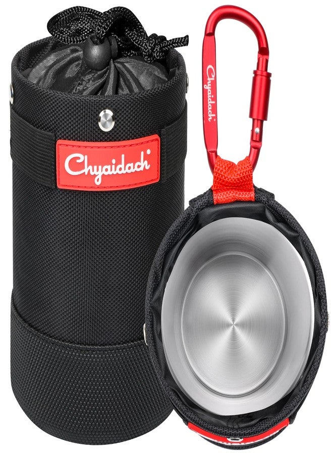 Chyaidach Metal Tool Pouch with Carabiner & Steel Liner, Clip-On Tool Belt Pouch for Nails, Tools & Screws | Fits Belts, Pockets & Tool Bags | Ideal for Carpenter, Electrician, Contractor - Image 1