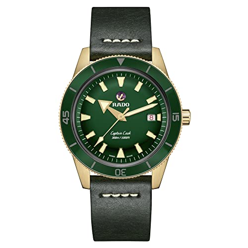 Rado Men's Captain Cook Swiss Automatic Watch, Green - Image 1