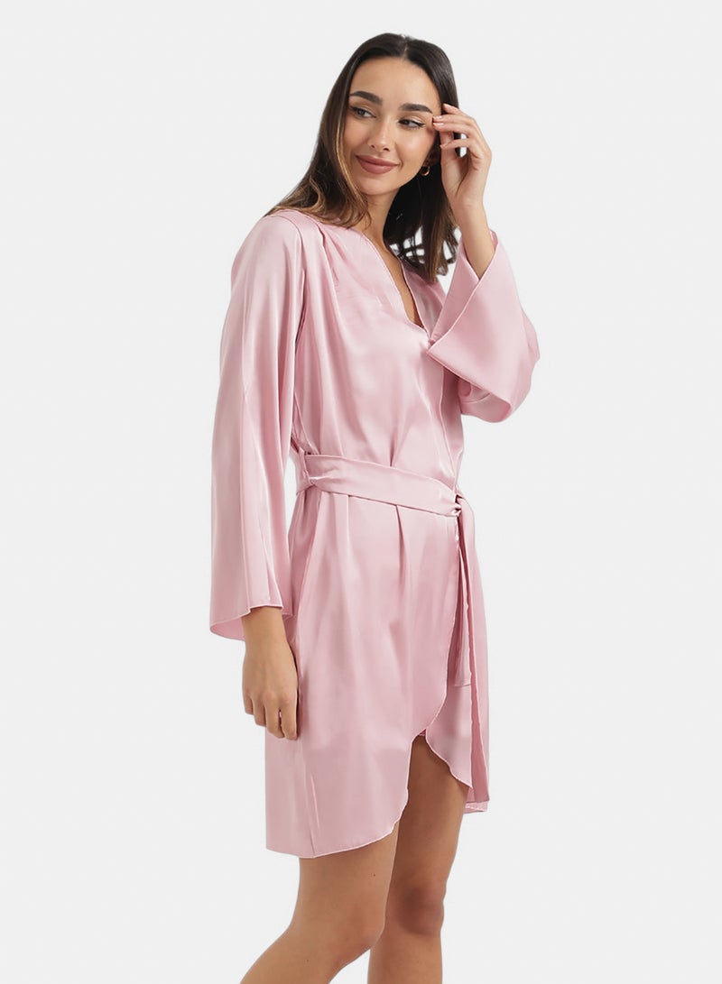 Carina V-Neck Asymmetrical Robe - Image 2