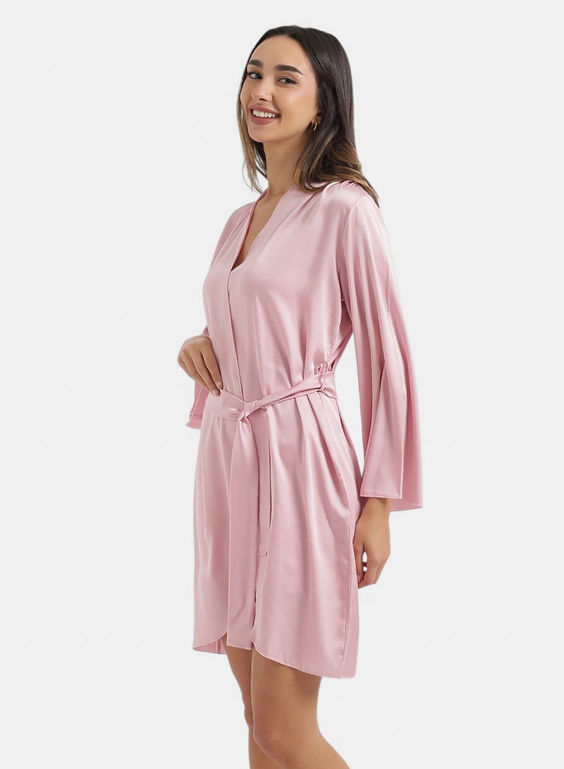 Carina V-Neck Asymmetrical Robe - Image 3