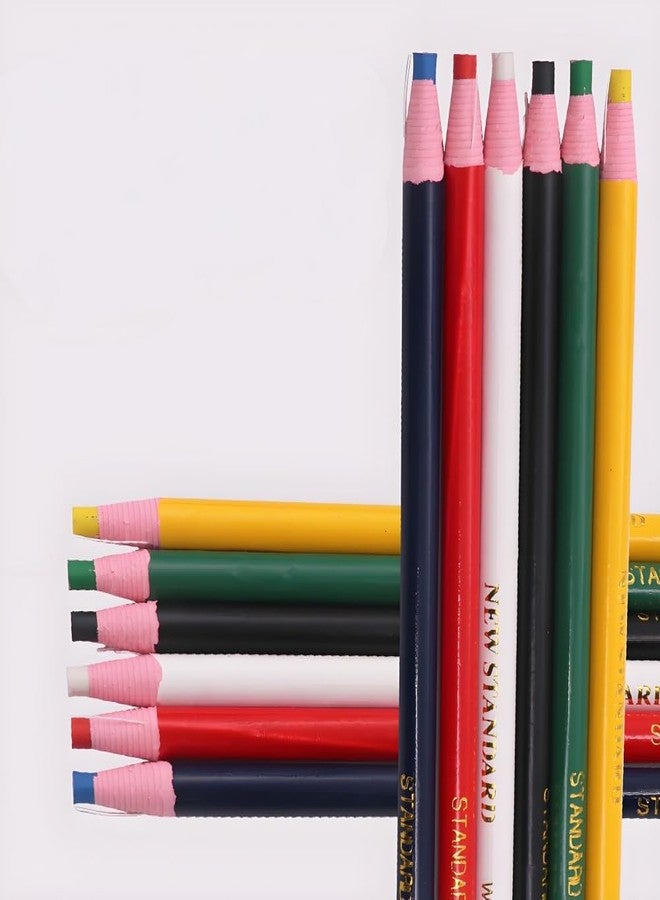 Zenarao Markers Grease Pencils - 6Pcs Multi-Surface Wax Markers for Glass, Metal, Plastic - Non-Sharpening Peel Off Marker, Grease Wax Pencil - Image 4