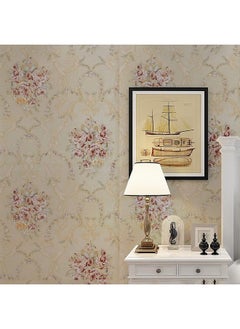 Wolpin Wall Stickers DIY Wallpaper (45 x 500 cm) Floral Damask Self Adhesive, Living Room, Bedroom, Sofa Background Decal, Mustard Yellow - pzsku/Z42D8E5E19328A8308020Z/45/_/1738306497/b9cdb5d4-438b-4d6d-997b-62434671b4c0