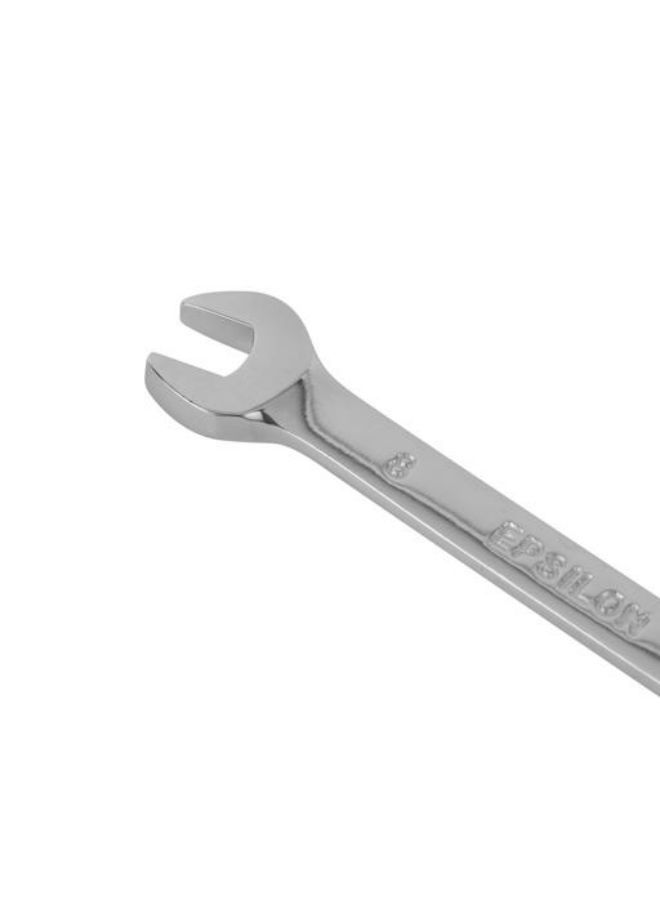 إبسلون ايبسيلون 8 ملم مفتاح مشترك - ET1132 | صلب مطروق ، مصقول بالكامل ، مقوي ومقاوم ، متين للغاية ، مثالي لتصلب وتفكيك الصواميل | فضة - Image 5