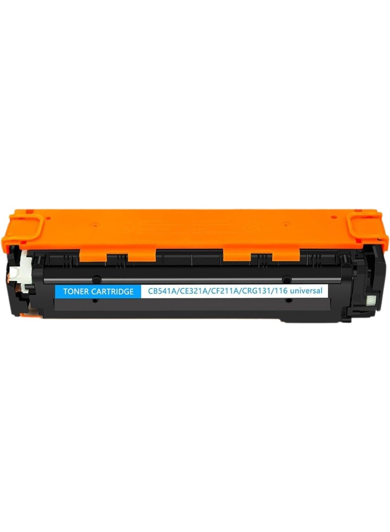 CF211A CE321A CB541A Compatible Toner Cartridge for HP Laserjet Cp1210 1215 Cp1510 1515 1518 Cm1300 Cm1312Nfi Cm1415Fnw Cp15 Printer 25Nw 25Nw fpm276N M276Nw M251 (cyan)