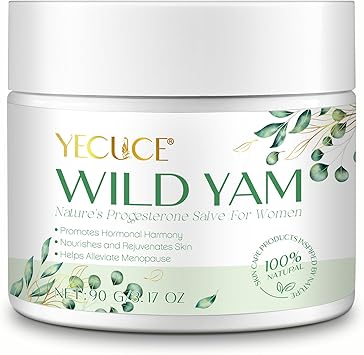 BODY JUICE OIL Wild Yam Cream Wild Yam Cream for Hormone Balance Women Organic Wild Yam Cream for Perimenopause Menopause Support for All Skin Types - Image 1