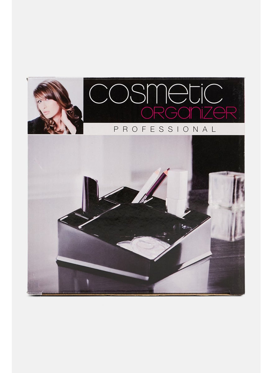 COMPACTOR Cosmetic Organizer14 H x 14 L x 7,2 W cm, Black  - Image 2