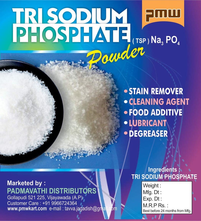 Pmw - TSP - Jar Pack - Trisodium Phosphate - Na3PO4 - For Cleaning & Washing Powder Preparation - 500 G - Image 2
