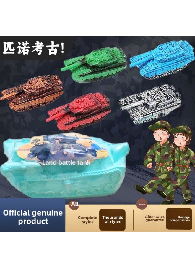 Generic - Pinot Archaeology DIY Handmade Educational Toys Dinosaur Digging Ultraman Gem Boys Children's Stall-Color:[large Drainage] Beach - 1 Random Style - Image 1