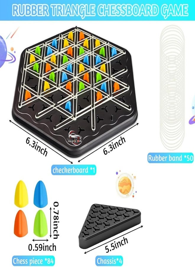 Calyxia Triangle Chess Strategy Board Game for Kids & Adults | Brain Teasing Logic Puzzle Game | Family Fun Tabletop Activity Perfect for Family & Kids - Image 2