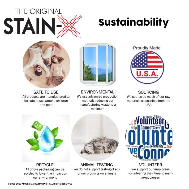 STAIN-X Stain Remover - Multi-Purpose Stain Remover for Carpet, Upholstery and Clothing - 24 Ounce - Image 4