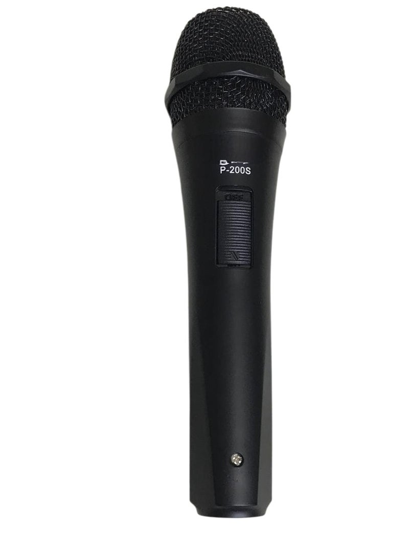 Professional Dynamic Wired Microphone – High-Quality Clear Sound for Karaoke & Recording, Handheld Design with 2m Cable, 6.5mm Jack Connector, Black Color - Image 1