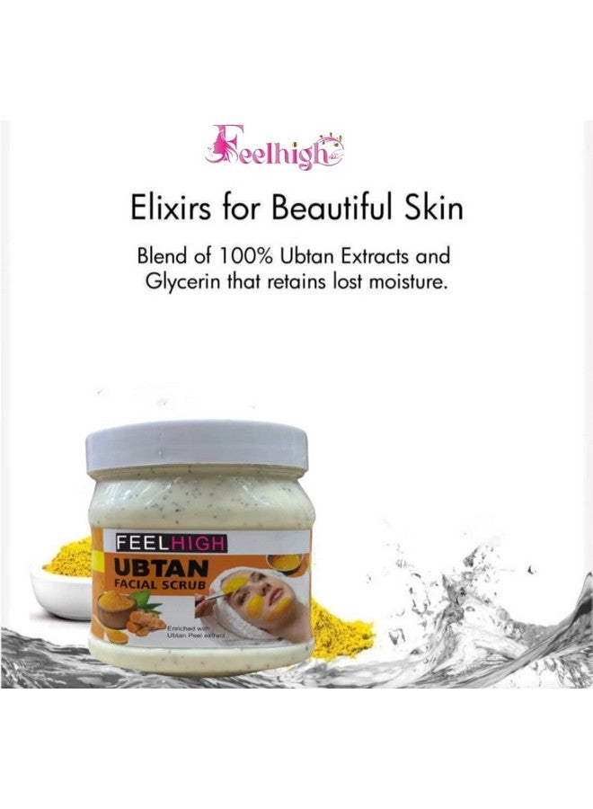Feelhigh Face And Body Neem Mask Fight Wrinkles 500ml And Face Scrub 500ml (Neem Mask and Ubtan Scrub) - Image 2