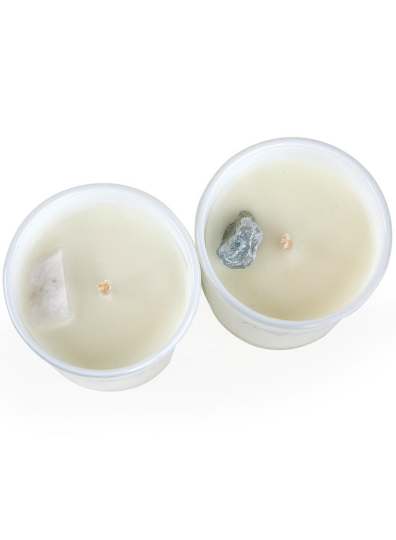 Prickly Pear Full Moon Duo' Crystal Candle Set - Image 4
