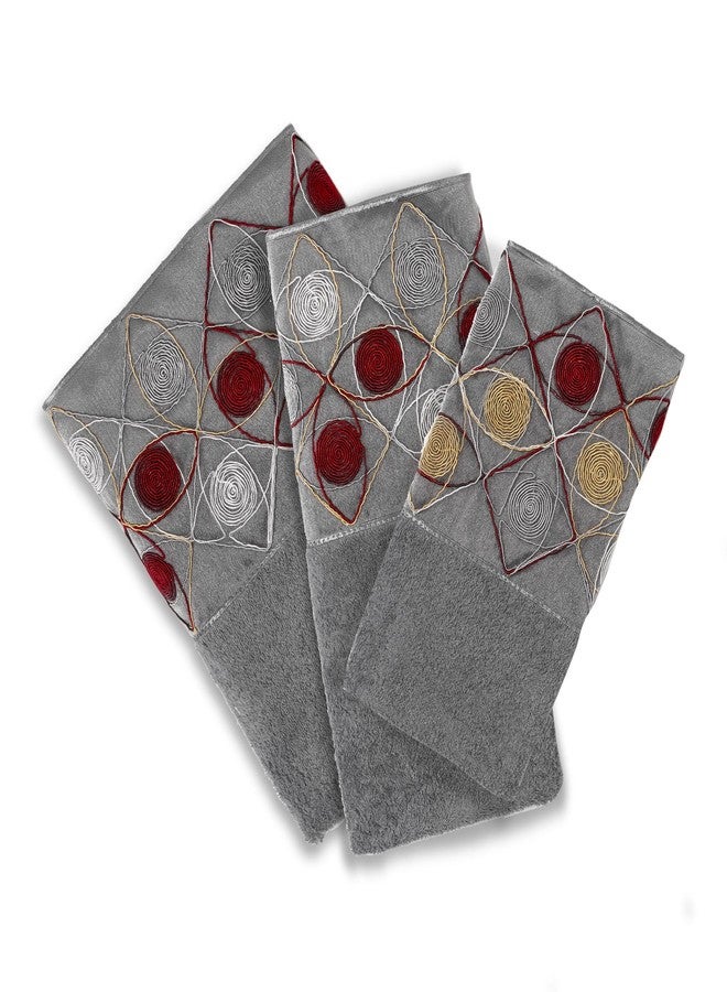 Popular Bath Sedona Collection, Towel Set, Grey - Image 2