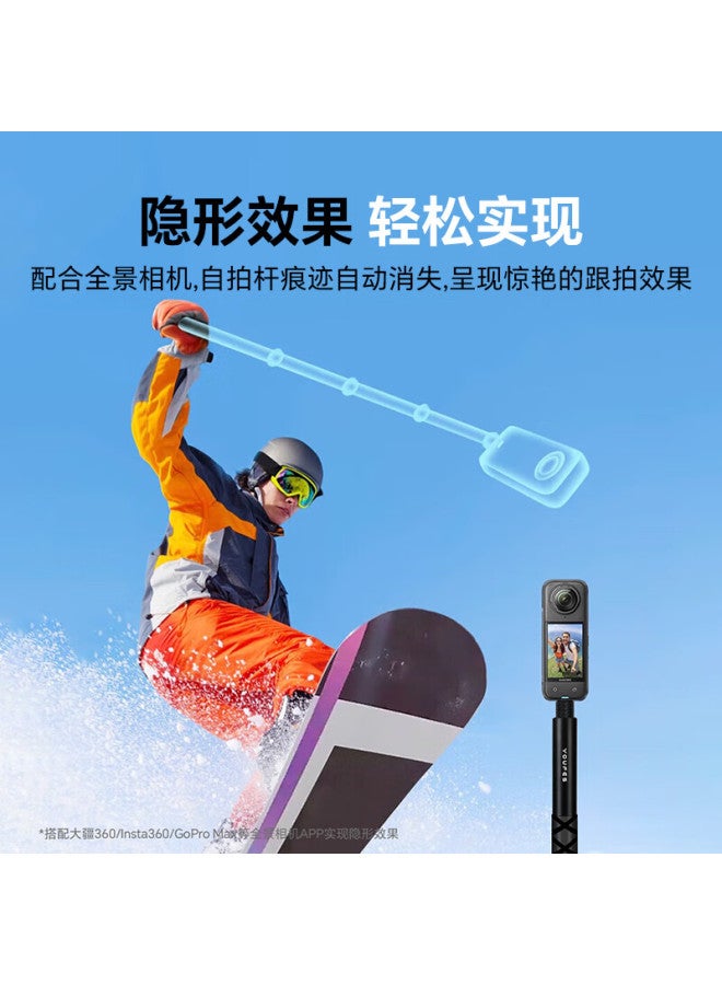 Youfes [bestseller | 100% Positive Reviews] Compatible With Insta360 X5/x4/x3 Selfie Stick, Handheld Pole, Tripod X4air, Extension Pole, Invisible Pole, Insta360 Extended Pole Bracket