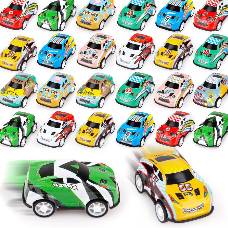 Adecortalk 36PCS Mini Pull Back Cars for Kids Toddlers 35 48 Years Old Racing Cars Party Favors Bulk Vehicles Set Classroom Prizes Box Pinata Fillers for Boys and Girls - Image 3