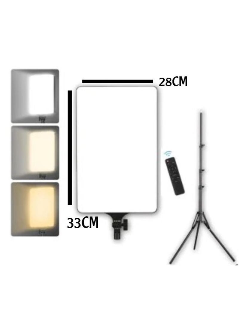 RL16 LED ضوء حلقة لينة ترايبود LED ضوء لينة مع جهاز التحكم عن بعد - Image 2