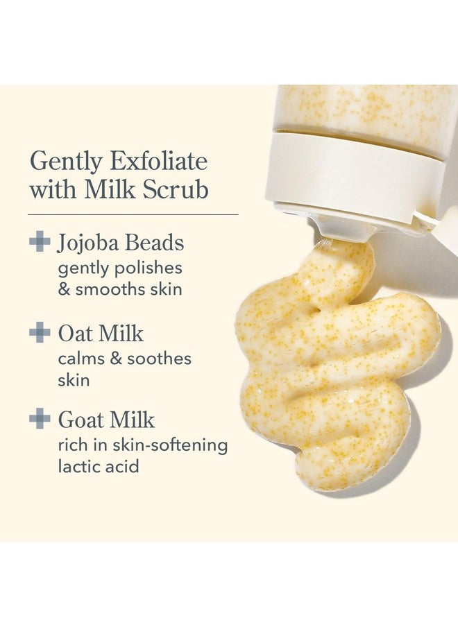 Beekman 1802 Beekman 1802 Oat + Goat Milk Exfoliating Face Scrub - Gentle Cleansing With Jojoba Bead Facial Exfoliator - Sensitive Skin Face Cleanser - Fragrance Free  - Image 3