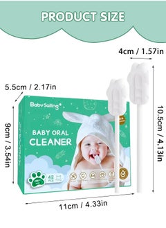 Super ZYouth 42PCS Baby Tongue Cleaner, Newborn Oral Cleaner, Infant Toothbrush, Mouth Cleaner for 0-36 Months Baby  - Image 2