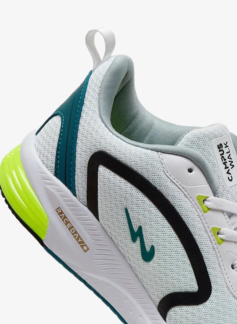 CAMPUS Men's White Low-Top Sneakers - Lightweight Shoes with Comfortable White Sole - Image 5