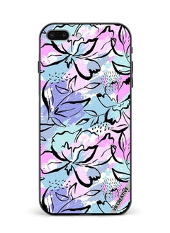 Protective Case Cover For Apple iPhone 7 Plus/8 Plus Abstract Flowers Print Design Multicolour