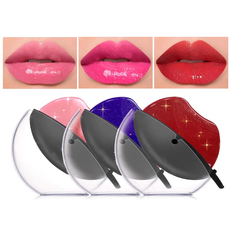 DAGEDA 3 Colors Lazy Lipstick Pearl Lipstick Magic Color Changing Lipstick Labiales Magicos Long Lasting Moisturizing Lipstick Not Fade Lip Shape Lipstick for Lazy PeopleColor A