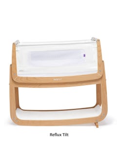 Snuz Pod4 Bedside Crib For Infant And Baby, Increased Air Flow For Better Sleep, 3D Breathable Mattress, Machine Washable Liner, Rocking Stand , From 0 To 6 Months , Dimensions L100 X 49 X H95 - Natural  - Image 5