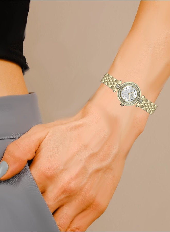 MARTINI Elegant Martini Women's Watch Stylish Silver Dial Stainless Steel Band Water Resistant Perfect for Casual and Formal Wear - Image 4