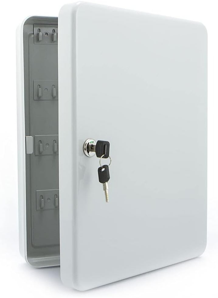 Generic Key Cabinets 60 keys Lock Box for House Key - Iron Material Key Box for Wall with Key Hooks & Key Labels - Key Organizer Box and Safe for Car Real Estate Key Storage  - Image 2