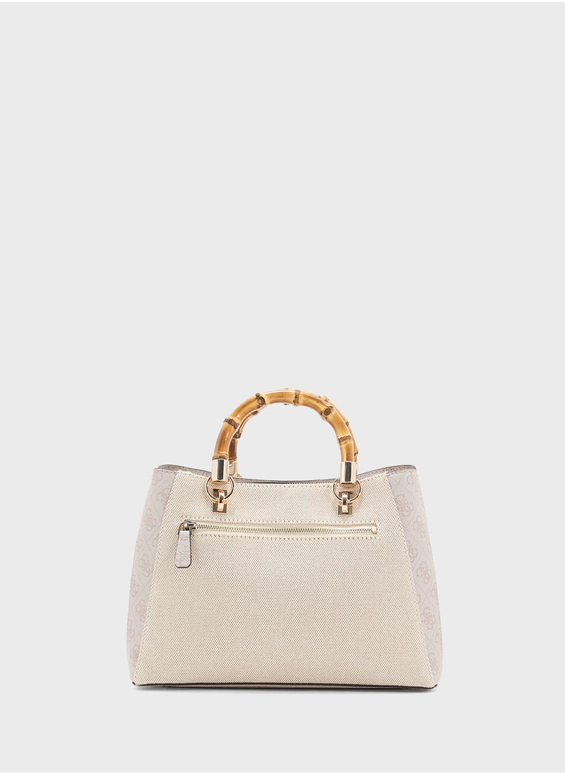 GUESS Kerima Bamboo Girlfriend Satchel  - Image 2
