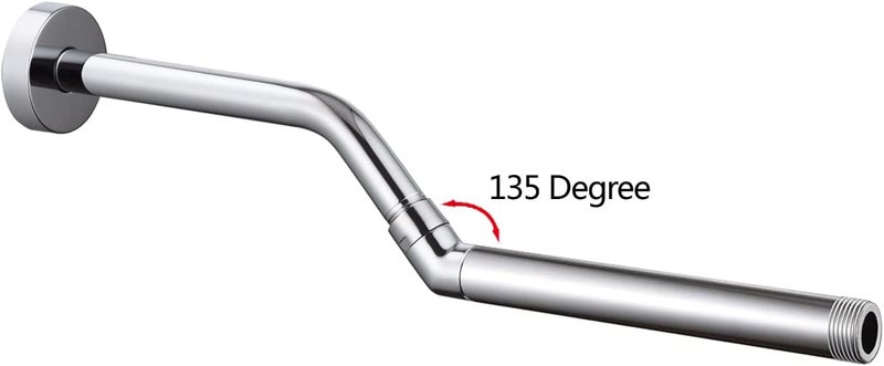LUOFANT Shower Head Elbow Adapter, Shower Arm Elbow Adapter for Hand Showers and Wall-mounted Showers，Shower Arm Extension (135degree） - Image 5