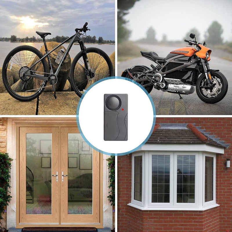 Wireless Anti-Theft Alarm Security Motion Sensor Siren for Bike Motorcycle Scooter Door Window Vehicle 110db with Remote Control - Image 5