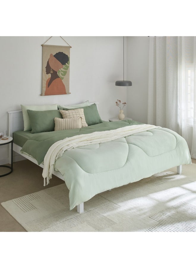 Home Box - Derby 3-Piece Reversible Microfiber King Comforter Set 240 X 220 Cm - Image 1