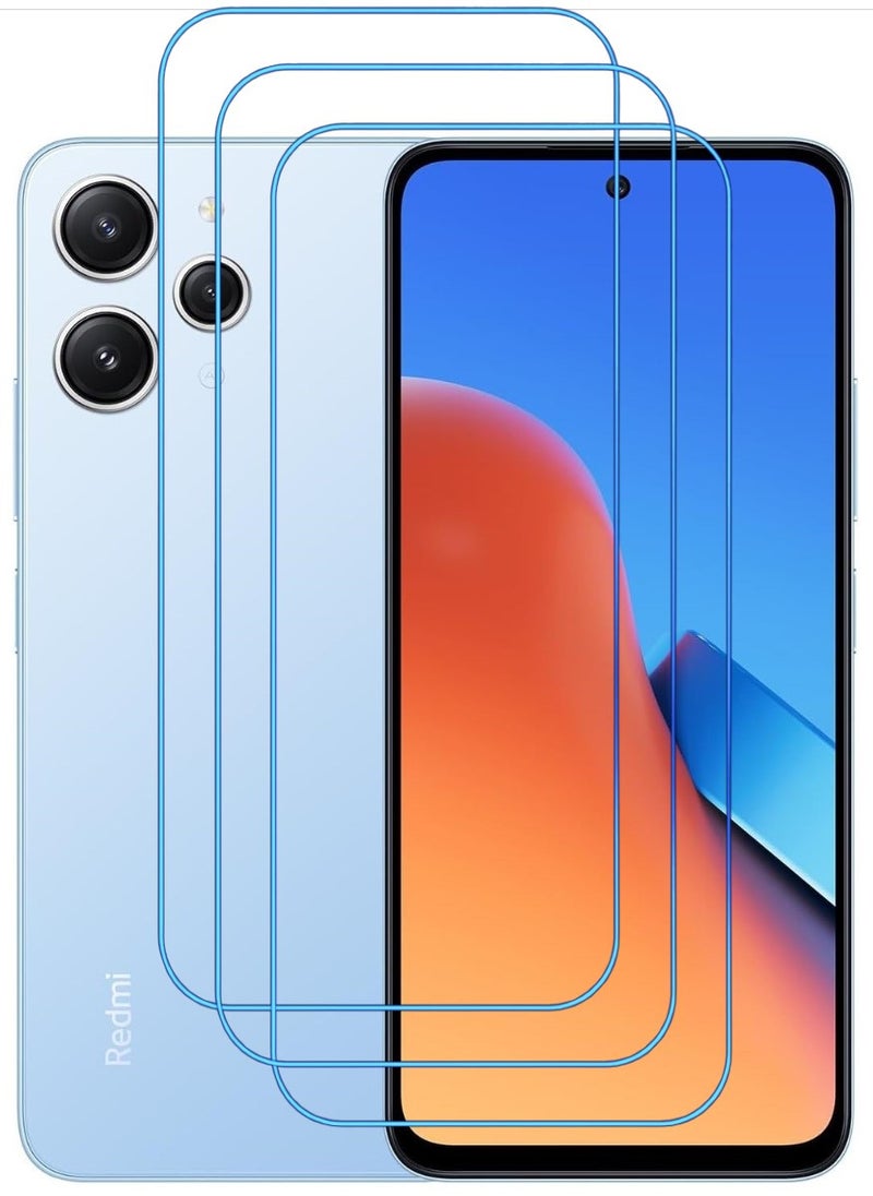 ACLIX 3 Pieces Antistatic ESD Dustproof Premium Quality High Definition Clear Tempered Glass Screen Protector Designed For Xiaomi Redmi 12 - Image 1