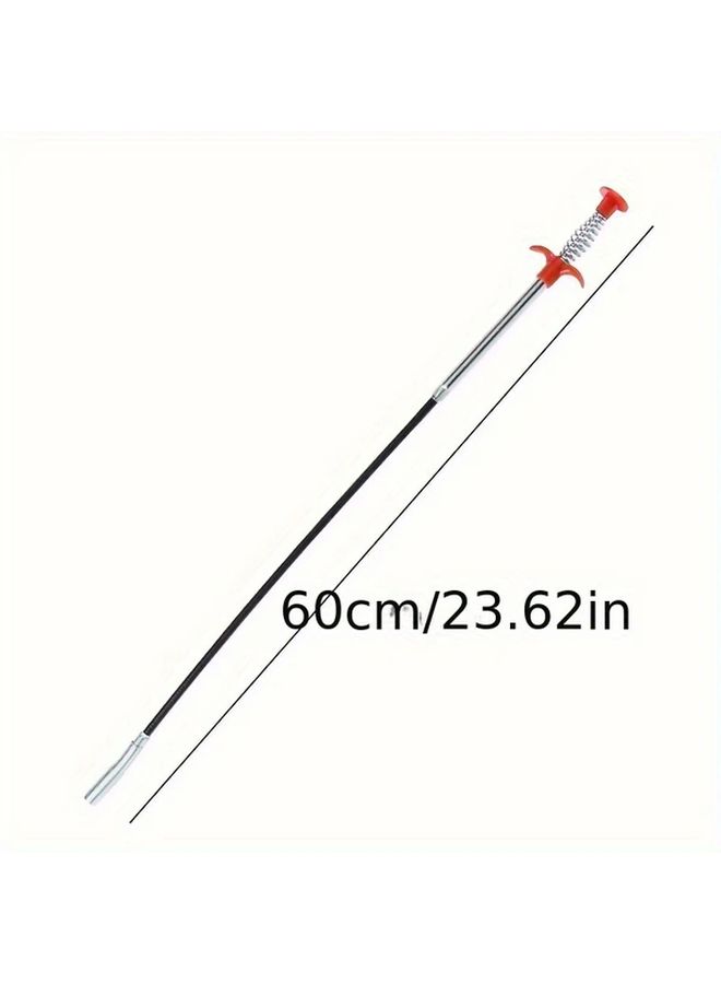 35 43 Inch Stainless Steel Drain Cleaner Tool For Hair Clog Removal In Sink Tub And Toilet - Image 2
