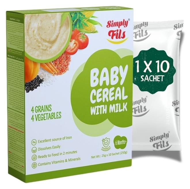 Simply Fils حبوب الأطفال Simply Fils مع الحليب 4 حبوب و 4 خضروات - Image 1