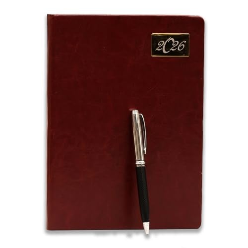 COI Dated 2026 12 Month Calendar Year Planner, Week-to-View Diary HardCover Gift for Office Home School Stationery - Image 1