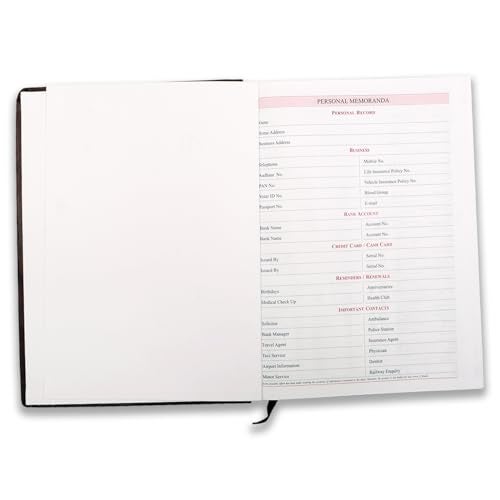 COI Dated 2026 12 Month Calendar Year Planner, Week-to-View Diary HardCover Gift for Office Home School Stationery - Image 4