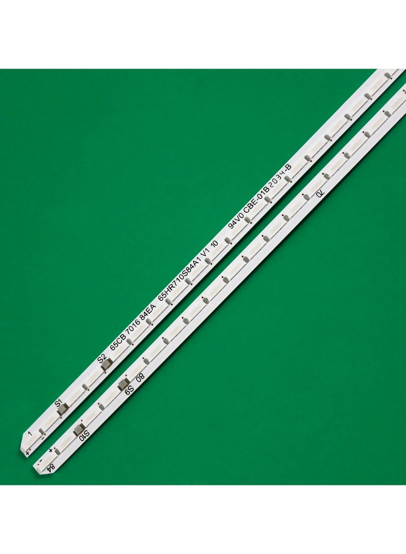 تي سي إل قطعتان من الإضاءة الخلفية LED لتلفزيون TCL مقاس 65 بوصة (65HR710S84A1، 65HR710S84A2 V0 65C815 7016 84) - Image 2