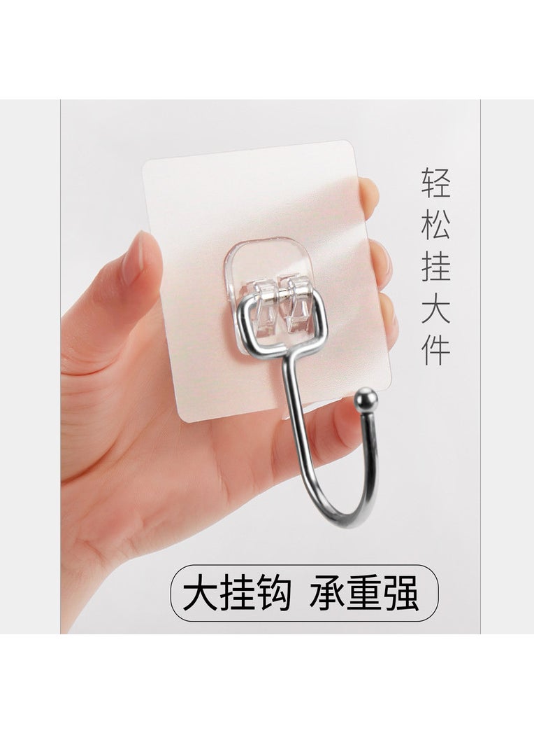 Generic Seamless Adhesive Wall Hooks No-Drill Frame Hangers7*7 transparent hook 7*7 transparent hook 