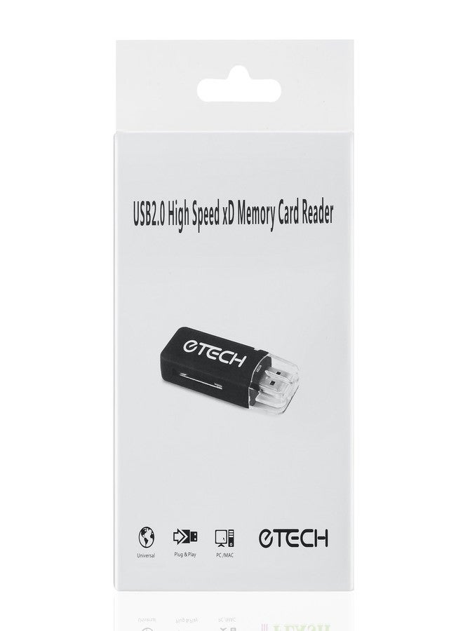 eTECH USB2.0 Black Color High Speed xD Memory Card Reader Supports Olympus and Fuji XD Picture Card 1GB 2GB - Image 4