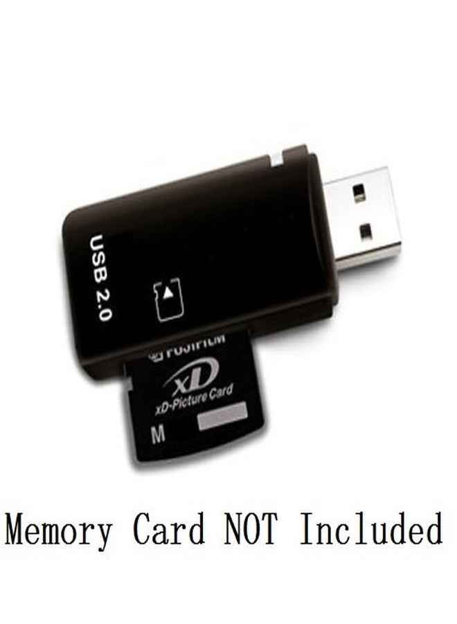 eTECH USB2.0 Black Color High Speed xD Memory Card Reader Supports Olympus and Fuji XD Picture Card 1GB 2GB - Image 2