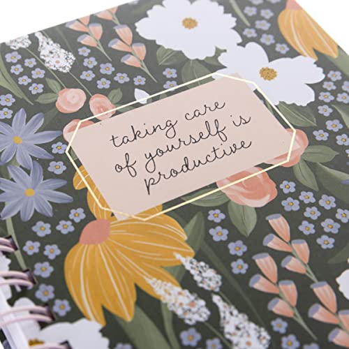 Graphique Spiral Hard Cover Journal - Self Care - 6.25" x 8.25", 160 Lined Pages, Gold Foil - Perfect for Taking Notes, Writing Lists and More - Image 4