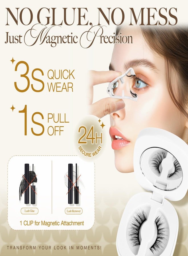 LASHVIEW Magnetic Eyelashes Natural Look, Reusable Manga Magnetic Lashes Kit with Applicator RCM01-NEW - Image 5
