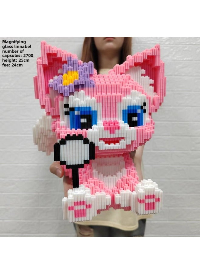 Compatible With Lego Large Blocks In Series With Tiny Particles Assembled Children's Toys Puzzle Blocks Supply-Color:9153