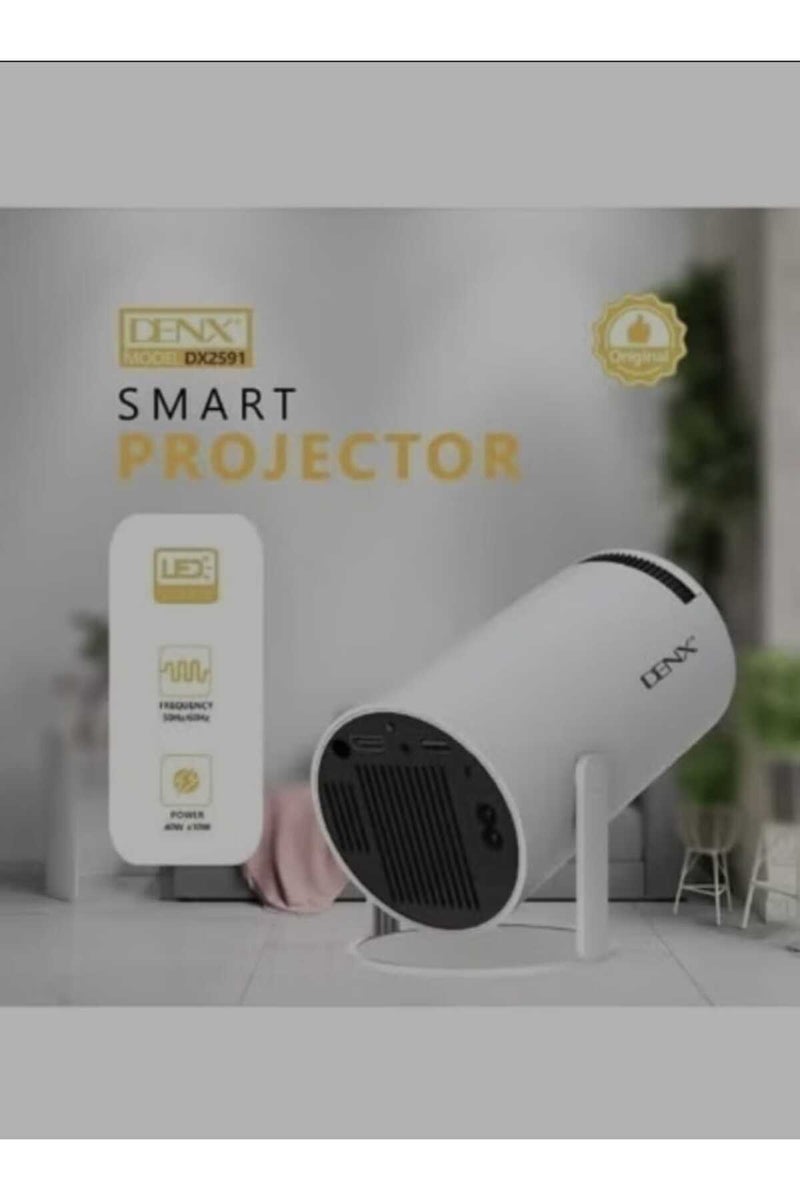 Portable Mini Smart Projector Dx2591 Fhd 1080P Projector - Image 2
