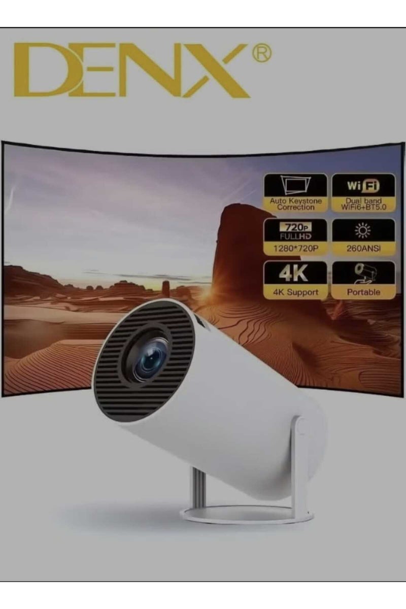 Portable Mini Smart Projector Dx2591 Fhd 1080P Projector - Image 3