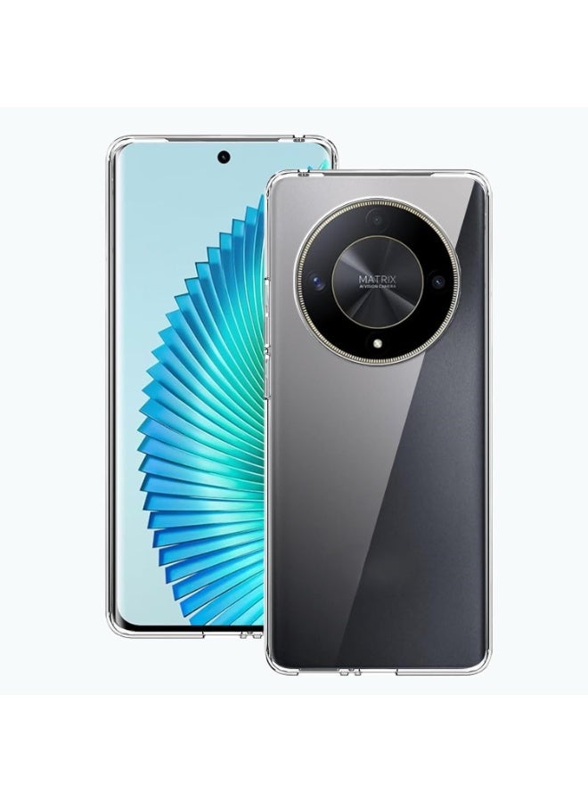 جراب شفاف لهاتف Honor Magic6 Lite 5G (Magic 6 Lite)/Honor X9b (6.78 بوصة)، غطاء حماية من السيليكون الناعم TPU - Image 1